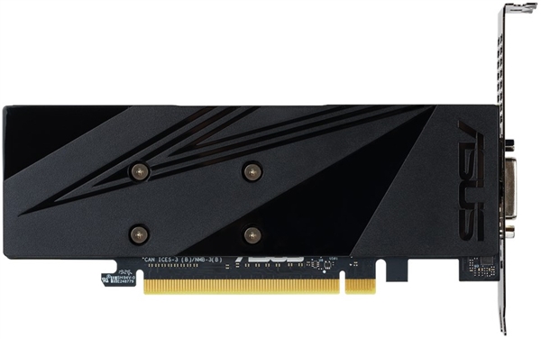 华硕发布刀版卡GTX 1650:少见自带背板